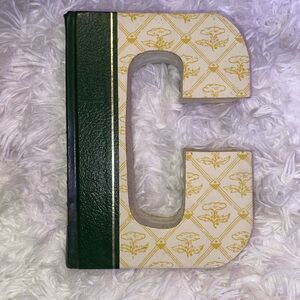 Letter “C” Cut out of Reader’s Digest Condensed Books Volume 2 - 1966